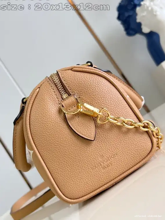 Official oldcobbler LOUIS VUITTON SPEEDY 20 BANDOULIÈRE 0612